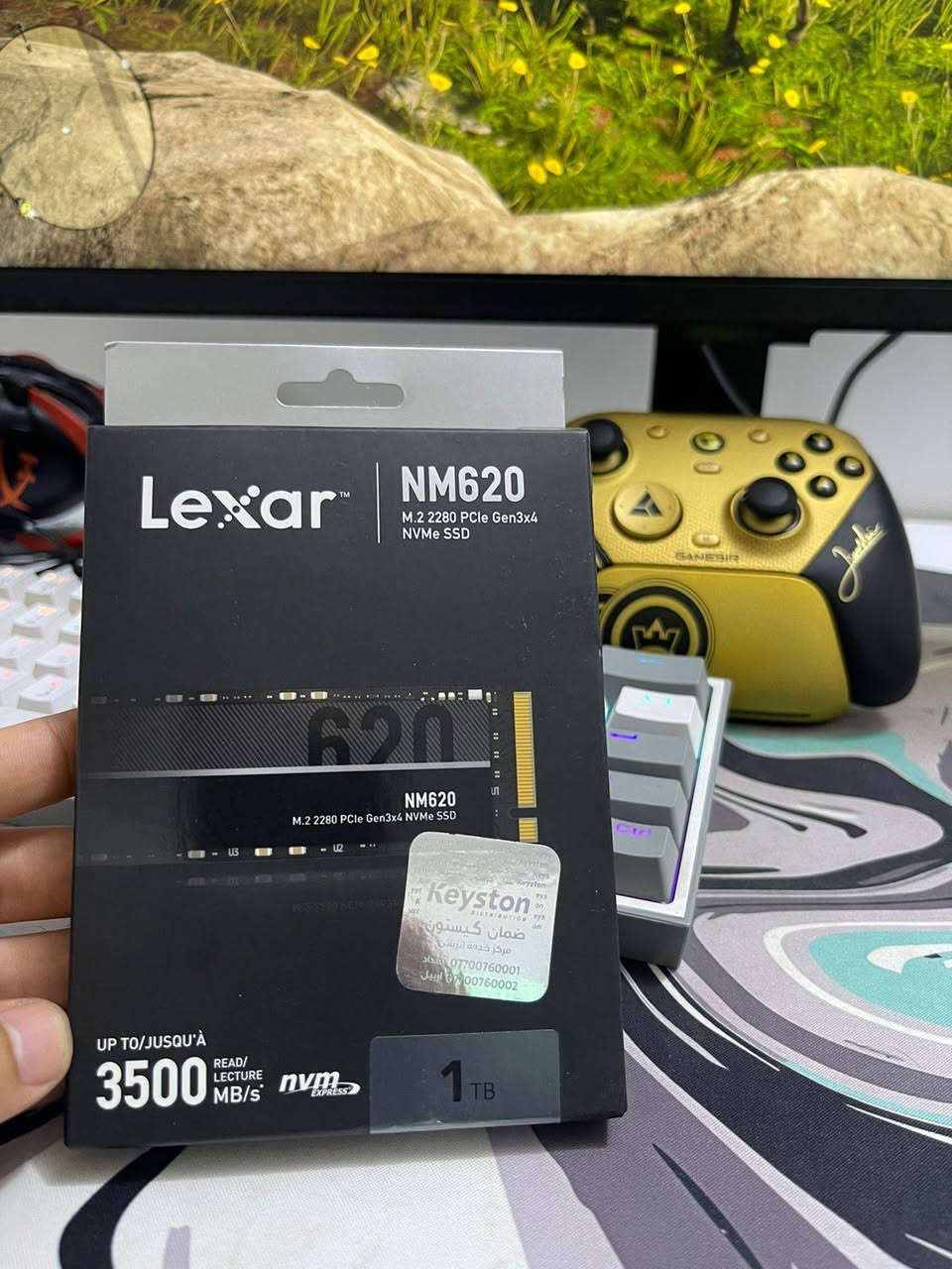 تجميعة وحش ال 2k للبيع
 *المعالج AMD Ryzen 5 7600X
*المذربورد MSI B650M Bomber WiFi
*كارت الشاشة ZOTAC GeForce RTX 5070 12GB GDDR7
*الرامات T-Force 32GB (2x16GB) 6000MHz )
(CL30
*التخزين Lexar NM620 1TB M.2 NVMe
*البورسبلاي Segotep GM750W 80+ Full Modular (White)
*التبريد DeepCool AG400
*الكيس GameOn Go-Emperor (White)
استعمال جدا نظيف 
السعر 2,390,000 سعر ثابت جوة السوك 🫡
للتواصل خاص او على الواتساب ***********
متوفر توصيل
