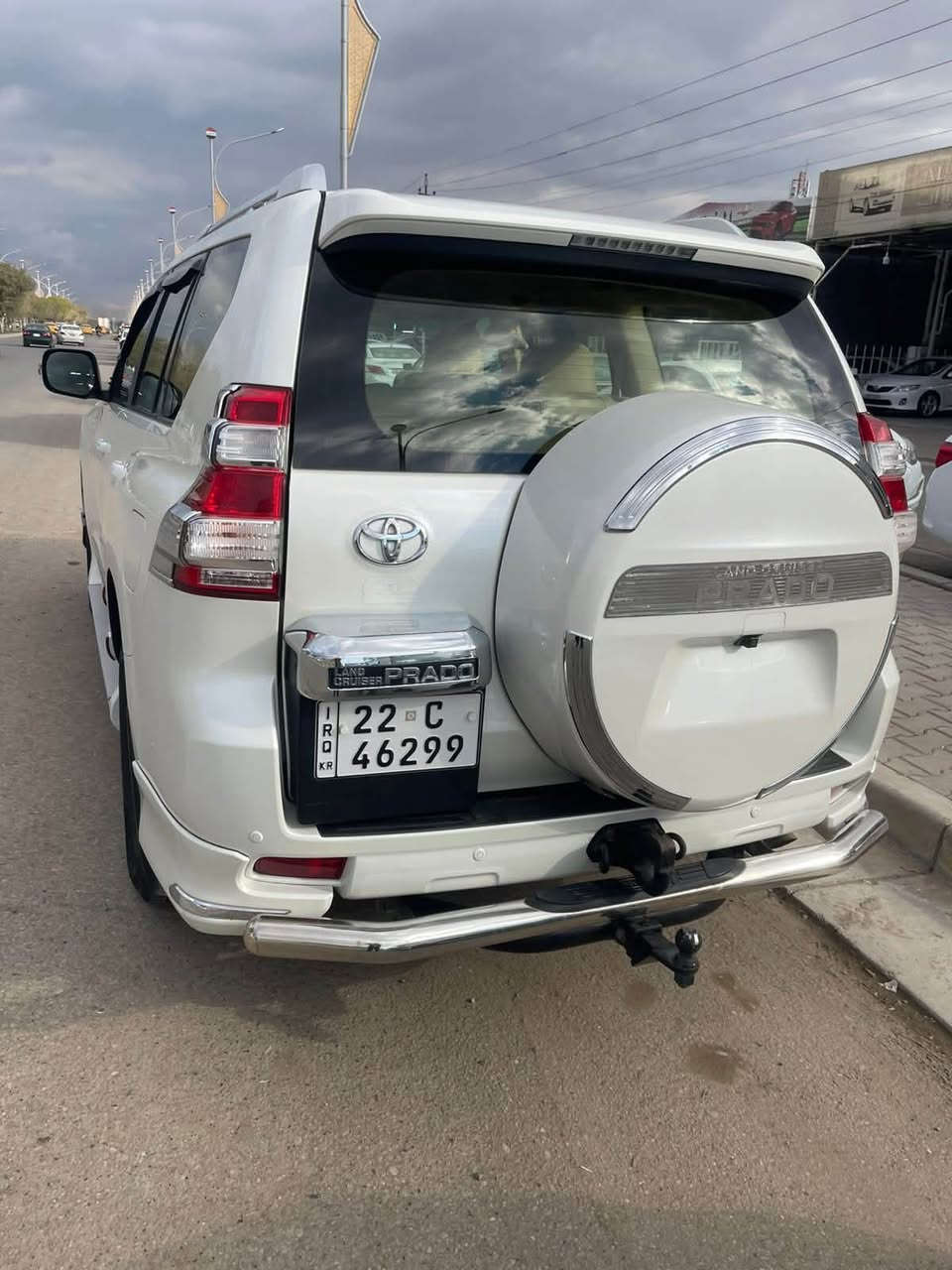 برادو ٢٠١٥ لون ابيضّ مكفوله سياره ماشيه ١٢٥ كم السياره بحاله جيده من الصدر والتايرات نص فول السعر ٣٣٠ ورقه مع المجال للاتصال ***********
