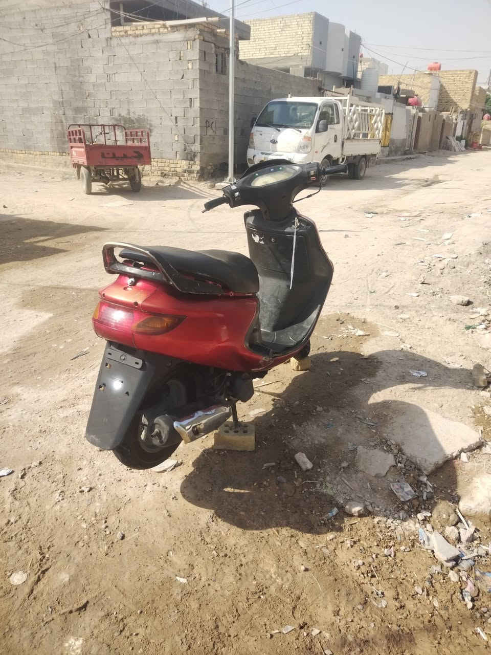 سلام عليكم دراجة فراشه للبيع دراجه حاويه كل نقص مابيه سلف هندر كهربايات شغال دراجة ختم واحد ويلمحرك فول ملاح شراي تعال خاص مكاني نجف حي العسكري هاذ رقمي ***********
