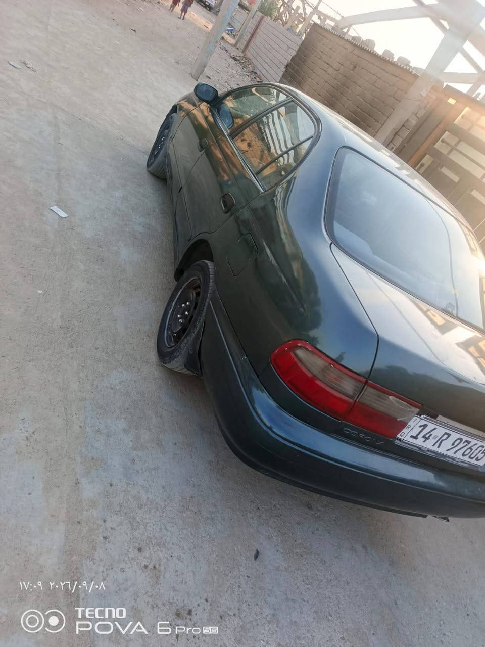 سلام عليكم
كرونه نفخ موديل1995رقم بصره انكليزي
مكفوله كص ونقل جثه كير ومحرك جديد
غرفه كارتون حداديه جديده كهربائي سياره جاهزه تبريد ثلج سياره 40$ورقه (***********)  متواجد بصره زبير

نص مكتوب في الصور:
- ١٧:٠٩ ٢٠٢٦/٠٩/٠٨ TECNO POVA 6 Pro 5G
- 17:09 2026/09/08 TECNO POVA 6 Pro 5G
- ١٧:٠٨ ٢٠٢٦/٠٩/٠٨ TECNO POVA 6 Pro 5G
- ١٧:١٠ ٢٦/٠٩/٢٠٢٤
- TECNO
- POVA 6 Pro 5G