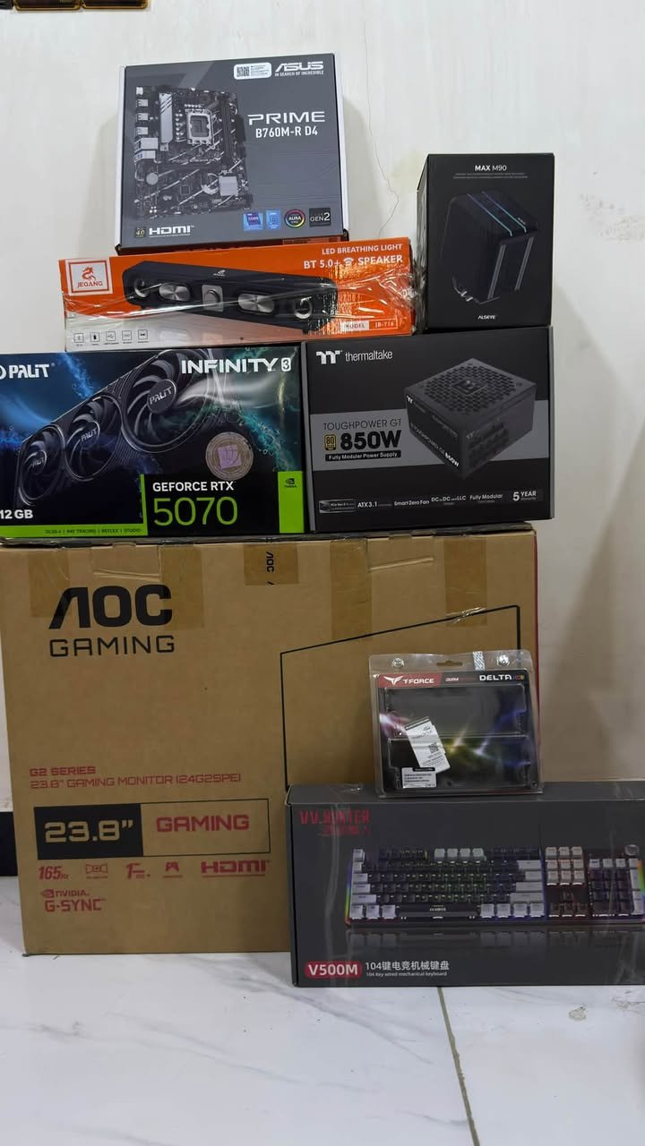 تجميعة كاملة • RTX 5070 12GB • i5-12400