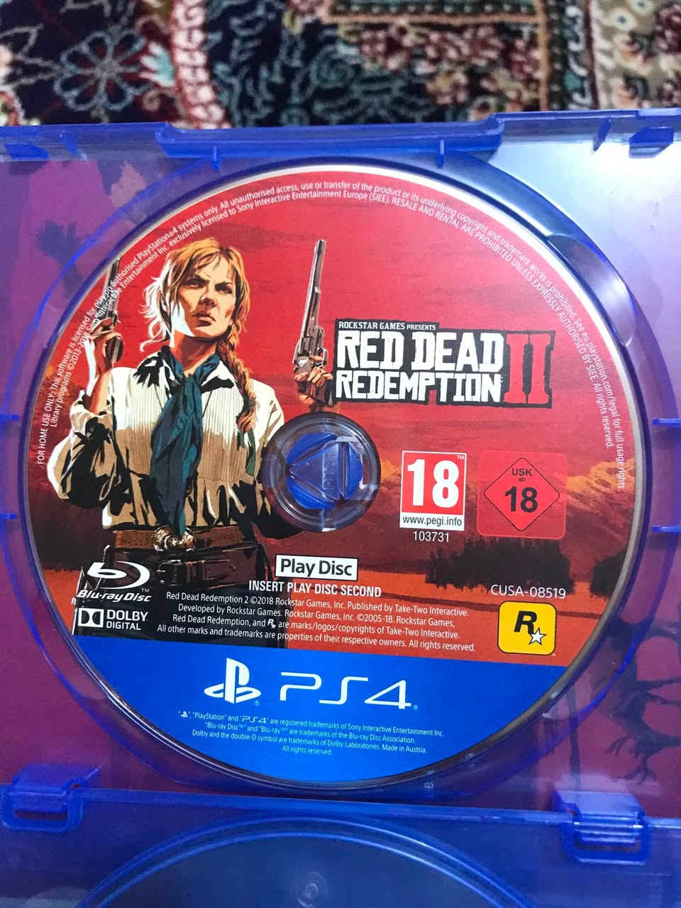 نظافة ١٠٠%
ولا شخط بيهن أسعار ثابتة 
ReddedRedemption 2  الف(٢٥)
قرصين قرص داتا دسك وقرص داتا بلي 
God of war 4 
ولا شخط حاله حال الجديد (١٥) الف
Gta5 (١٠)
كلش نظيف بس الصورة ماكو 
مكاني بغداد 
***********
