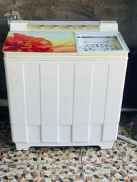 غساله ٢٥ كيلو • تغسل بطانيه • جديدة بعده