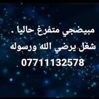 لا توجد تفاصيل  نص مكتوب في الصور: - مبيضجي متفرغ حاليا . شغل يرضي الل...
