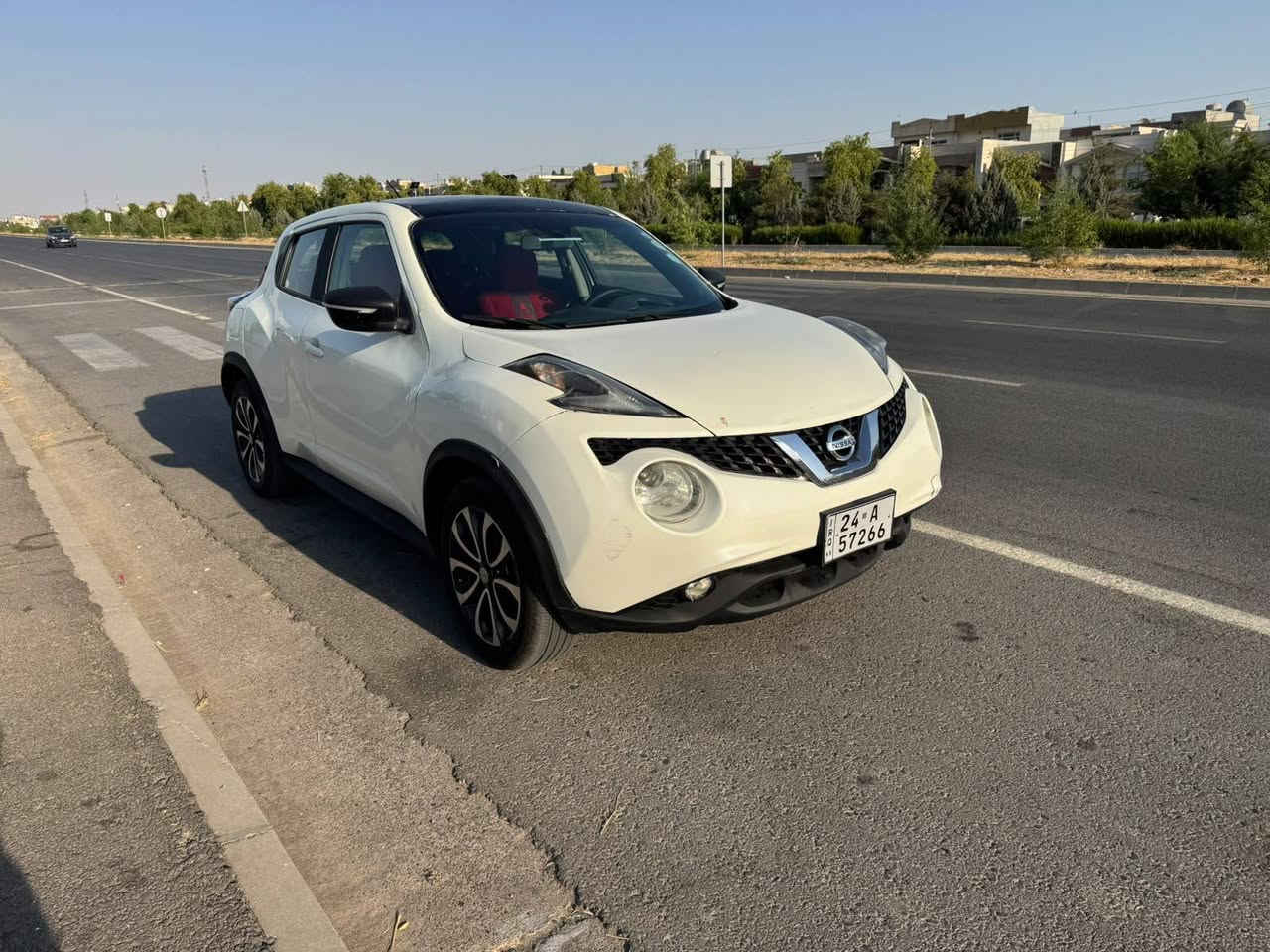 نیسان جوکی 2016 خلیجی قەپات موسەفات، ژینگەو ڕێگابانی نوێیە، پێش و پشتی کەپسە سەقف و ٥پارچەی بۆیاغە، دوو وەرەقە غەرامەی لەسەرە، نرخی (٧٨$) وەرەقەو مەجال، بۆ پەیوەندی (***********). أربيل, العراق
