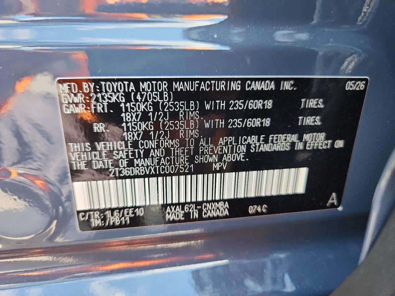 🚗 2026 TOYOTA RAV4 XLE PREMIUM
🛠️ الضرر: موضح في الصور
📏 عداد المسافه 200 مايل (فعلي)
📋 حالة السيارة: تشتغل (Run and Drive)
🔧 حجم المحرك: 2.5 – 4 سلندر (هايبرد)
🔍 رقم الشاصي: 2T36DRBVXTC007521

📍 موقع السياره : شهر ونص توصل الحره 
للستفسار الاتصال ***********
