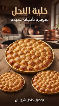 معجنات • خلية النحل • توصيل شهربان