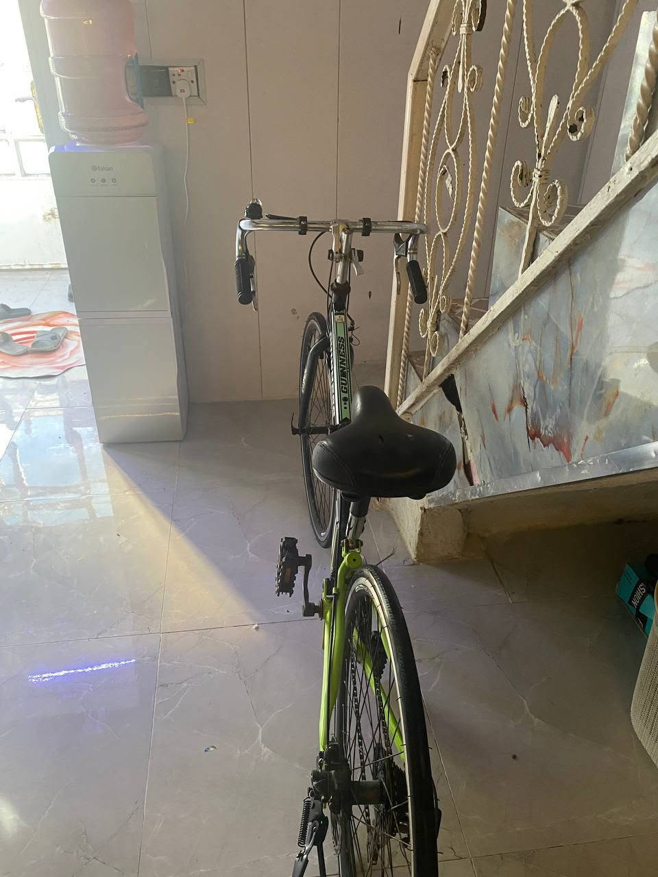 بايسكل رود ماركه جاينسس اصليه 100% ✅️
حجم 27 ✅️
بايدرات اصليه قابله للطي✅️
دبل بريك أمامي و دبل بريك خلفي ديسك اصلي ✅️
سستم كير شيمانو اصلي  3×7 شغالات كل النمر ✅️
وياله SMS اصلي وتايرات فيتنامي اصلي جدد  ✅️
بايسكل فولد قابل للطي تكدر تاخذه وياك باي مكان يعجبك ✅️
يجي وياه قفل زنجيل اصلي + لايت زينون اصلي شحن ✅️
قطعه كلش حلوه بلعافيه لليحصلها عنواني بغداد شهداء البياع السعر (135) وبي مجال بسيط حك جيه ***********واتساب24 ساعه
