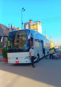 سامراء المقدسة • ساحة التمثيل • باص سياحي