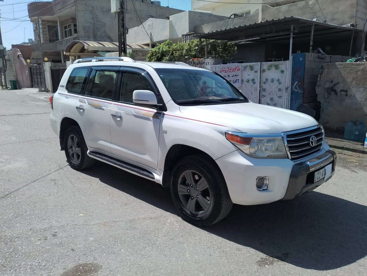تویۆتالاندگرۆز2008
شکلی کرایتە2014
٦ پستن
سەنەوی ڕێگاوبان 2031
بەناوخۆمە شوتەبەرز بوەکرایتە شوتەنزم لۆیە
جاملغی پشەوەی کۆڕایە
باقی هیچی نیە نەلێدران نەسبوغ سەیارەکەپرسیاری ناوێ هەموشتی بیلادوبەشەرت وەک شەریکەماوە 155ڕۆیشتوە
سعری 278$ هەولێر
ژ.م(***********) واتسئاپ
‏V  M  W  لەسەرە
