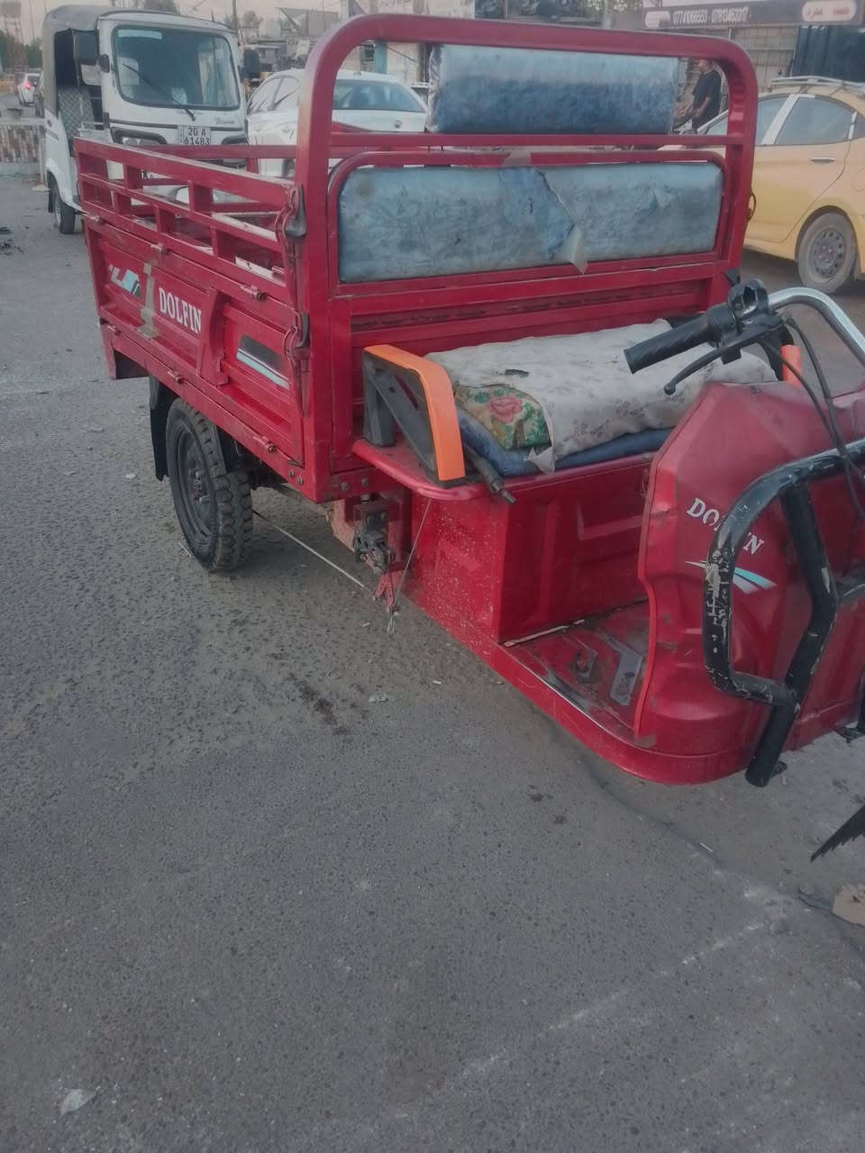 سلام عليكم ستوتة شحن للبيع كلشي شوف عينك اكفل البطاريات فول 5 مصطرة كبار السعر 800وبيهة مجال حك الجية مكاني البياع شرطة الرابعة ***********
ملا حظة الشاحنة ظايعة
