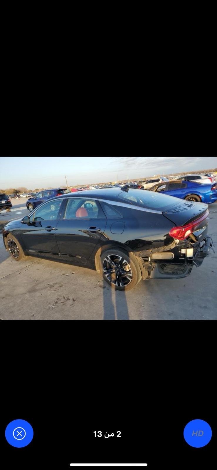 السلام عليكم 
k5 
GT line 
داخل احمر كي فايف 2024 جي تي لاين فول الفول محرك 1.6T المرغوب داخل احمر حادثها صندوق فقط من امريكا وحافة الجاملغ الخلفي عكس السايق وصار بيها حادث هنا حافة البنيد والجاملغ جهة السايق البنيد صبغ بدون تبديل و الجاملغ بارد فقط ماشيه 64 مايل سيارة نظيفة جداً تحويل مباشر
السعر160 وبيها مجال 
مكان السياره بغداد للاستفسار الاتصال او واتساب ***********