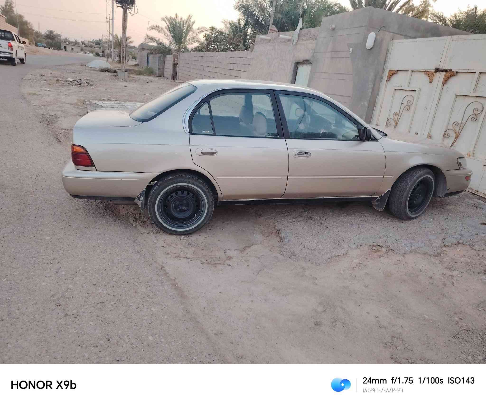 كورله ٩٤ تحوير
بغداد. مشروع وطني بسمي
مصبوغه عام
تبريد +تتدفئه
تايرات تخم جدد +بطاريه صار اسبوع شاده
محرك بيه صرف من تبديله للتبديله لتره صار سنه يمي
ويحتاج كم شغله بسيطه
السعر ٥١ وبي مجال بسيط.
***********
موقع ديالى خانقين

نص مكتوب في الصور:
- HONOR X9b 24mm f/1.75 1/100s ISO272 ١٨:٣٨ ٢٠٢٤/٠٨/٢٠
- HONOR X9b 24mm f/1.75 1/100s ISO143 ١٨:٣٩ ١٠/٠٨/٢٠٢٦
- HONOR X9b 24mm f/1.75 1/100s ISO306 ١٨:٢٩ ١٠/٠٨/٢٠٢٦
- HONOR X9b 24mm f/1.75 1/50s ISO322 ۱۸:۳۸ ۱۰/۰۸/۲۰۲۶
- HONOR X9b 24mm f/2.45 1/25s ISO255 18:38 10/08/2026