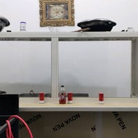 شوايه برگر + قلايه فلافل + ميز المنيوم  شلعه وحده ما بيع مفرد