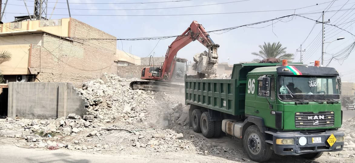 تفليش بيوت • كادر متكامل • حفارة وشاحنات