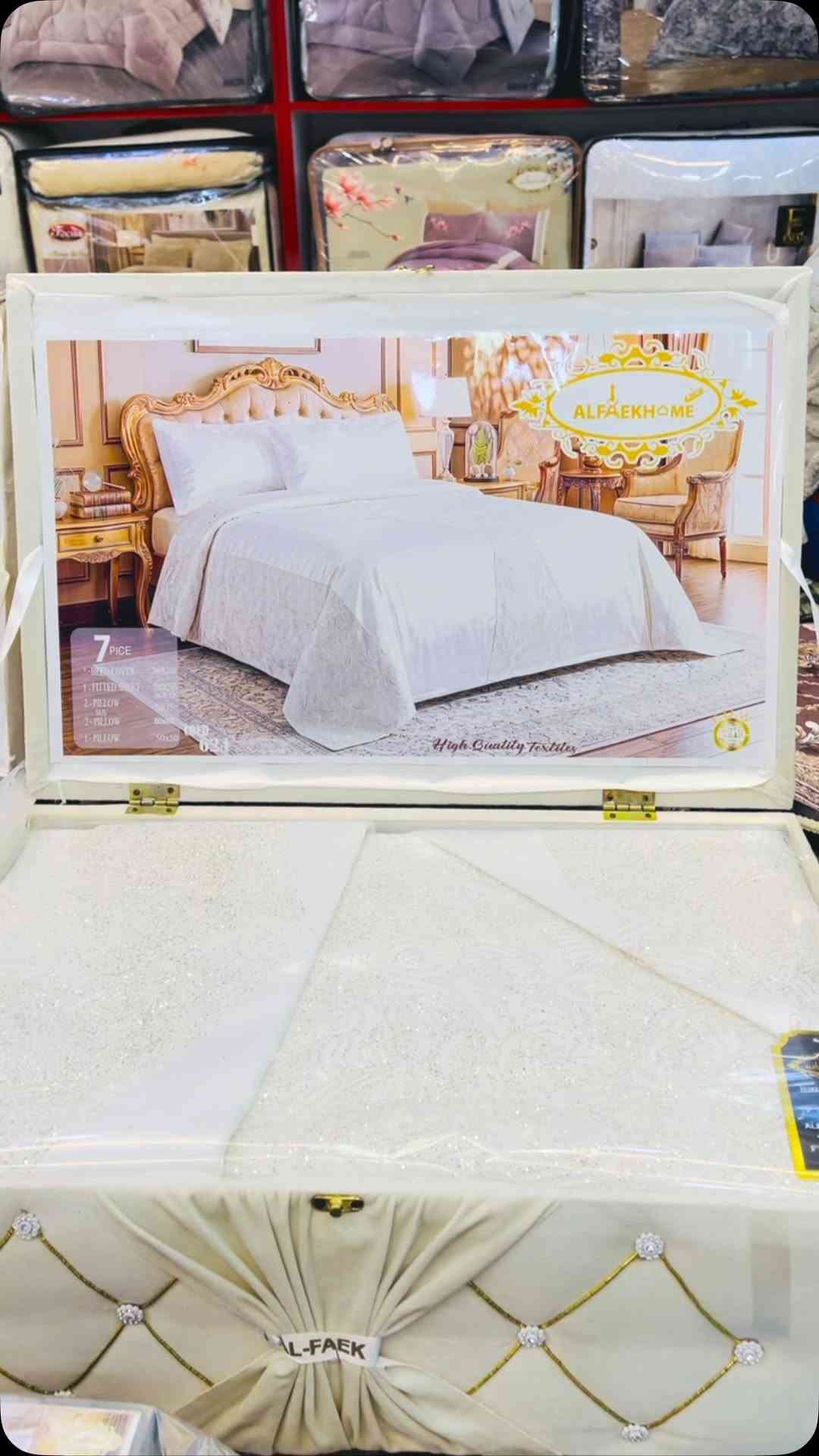 فرشة زواج • شغل يدوي • خامة راقية