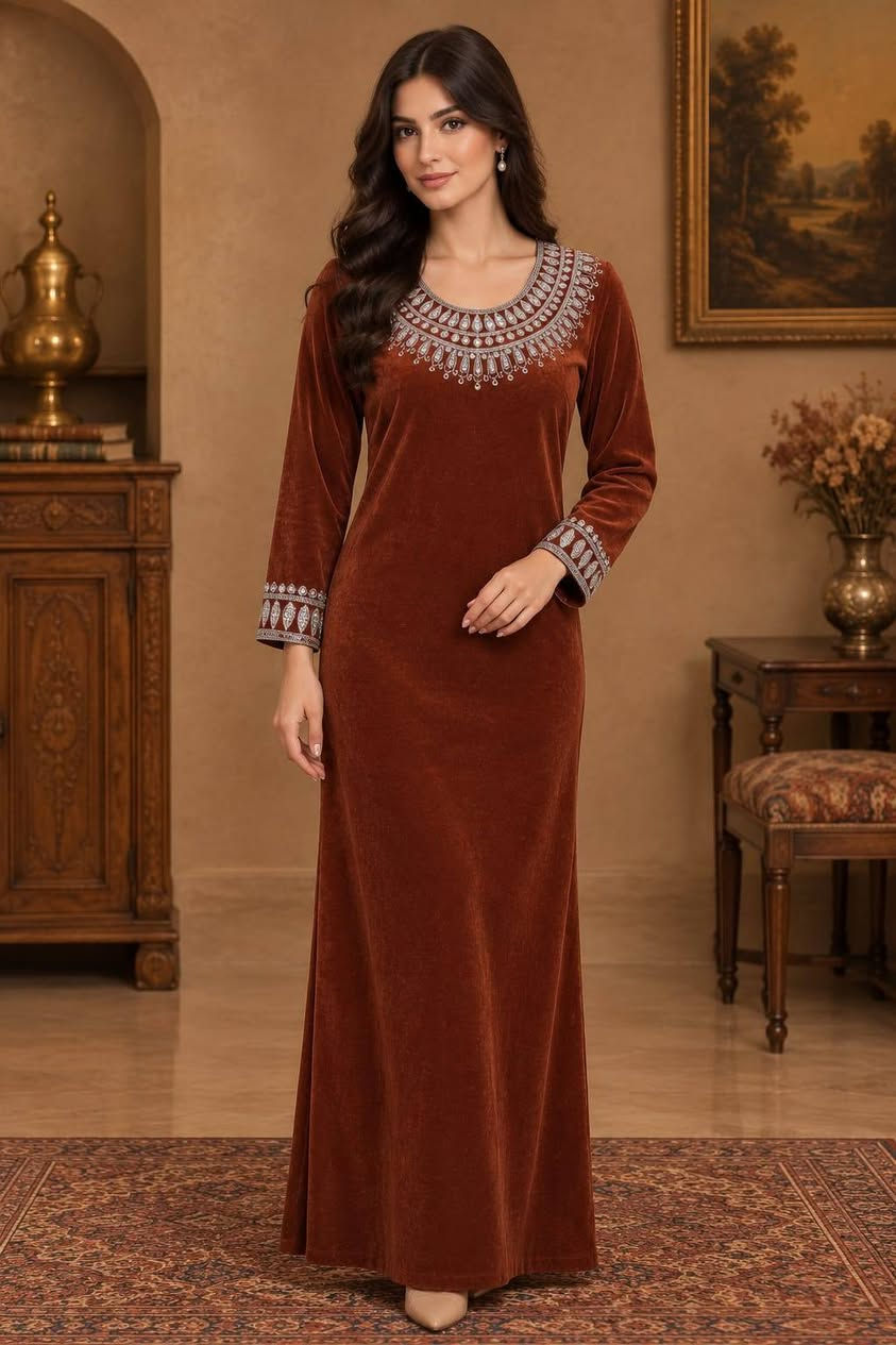 دشداشة • قماش غزالي • مقاسات L XL XXL
