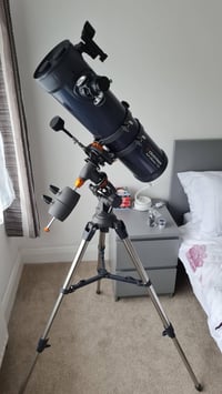 تلسكوب Celestron • AstroMaster 130EQ • كاميرا فلكية