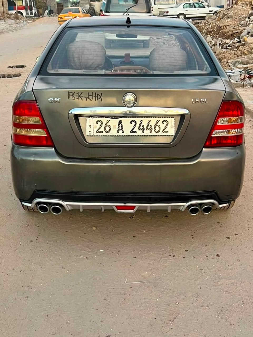 السلام عليكم جيلي سي كي كير اوتماتيك كير او مكينه كورلا 1600 مكفول كير جديد هسه شاده موديل 2009 صدر جديد  عوزه بس دراين شفت جه السايق تبريد عطلان طاك بوري سنويه جديده رقم دولي تحويل بغداد مصبوغه جماليه مبدل جاملا امامي السعر 26 او بيه مجال مكان بغداد مدينه الصدر الرقم ***********
