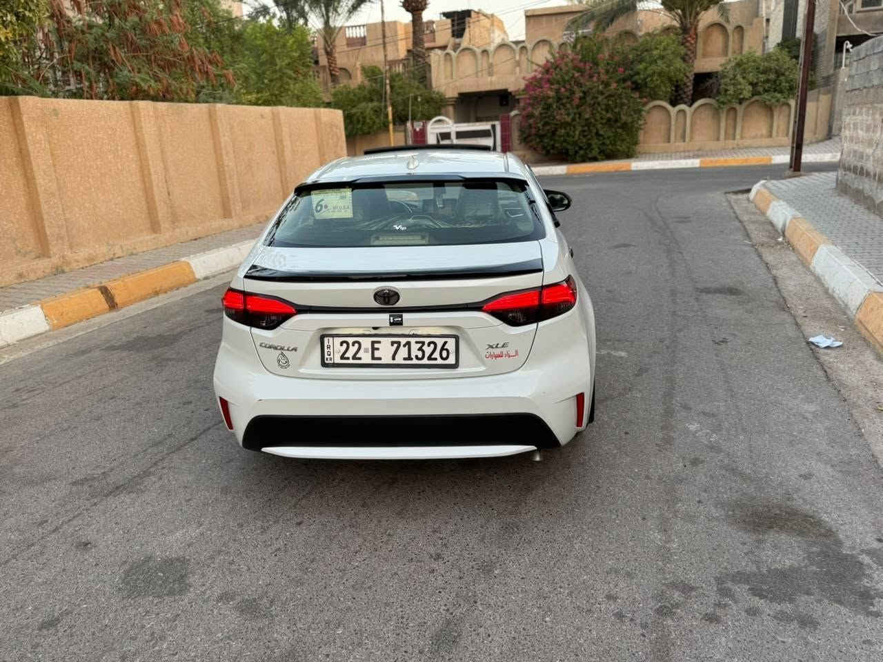 كورلا ٢٠٢٠ xle رقم اربيل فول من الاخير السيارة كلين بدون حادث فقط سرقة بونيد ماشية ٤٨ الف
مكان السيارة ديالى
***********
