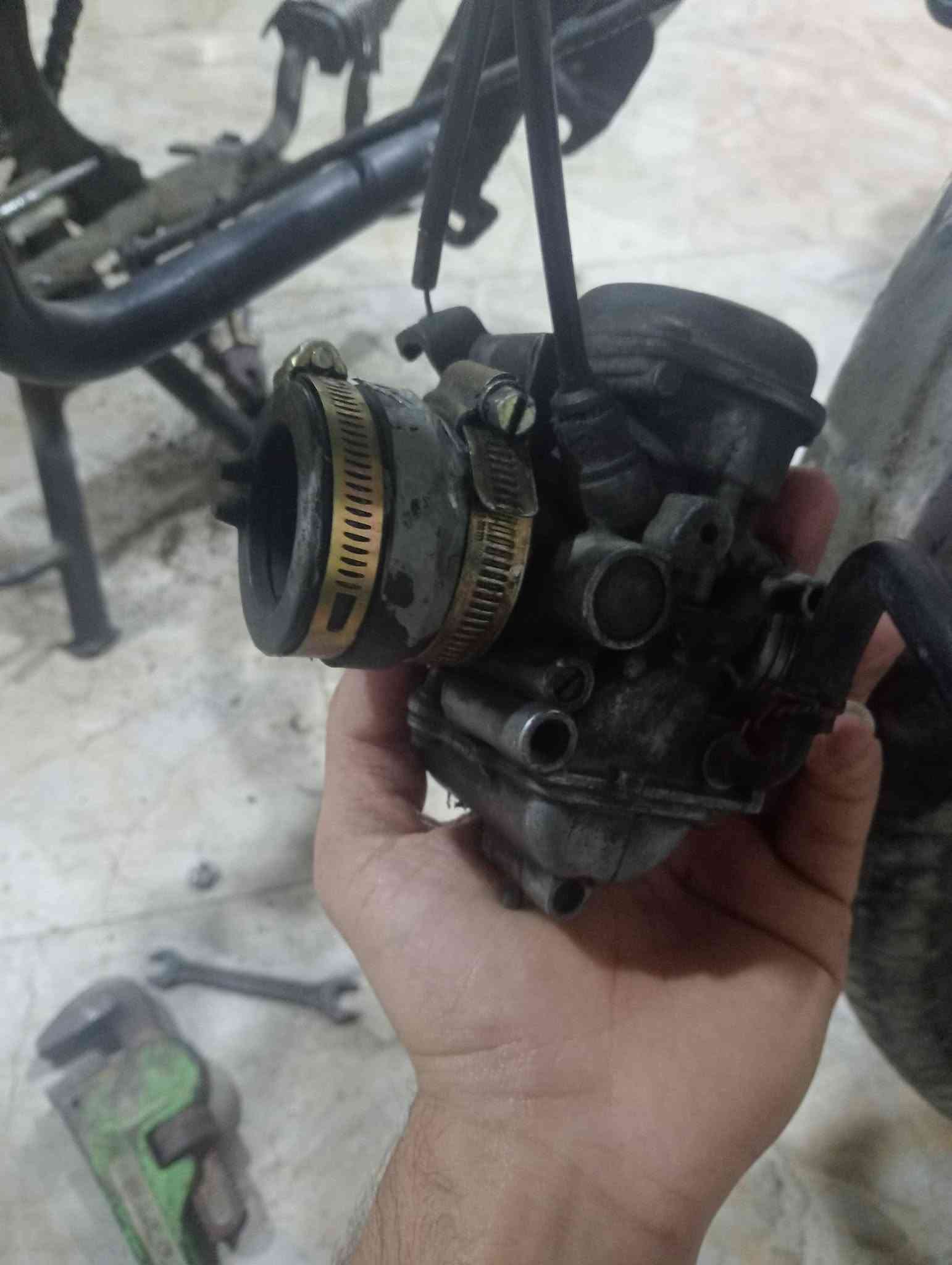 TVS 125 • مكينة بحاجة بستم • كربريتر شغال