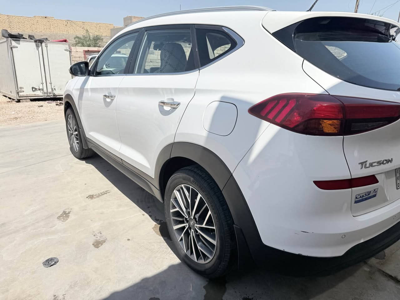 توسان موديل 2019
شركة الكاصد
كير مكينه تبريد وضع شركه 
 مواصفات عدا البانوراما 
رقم بابل ب اسمي
بصمه
نظام ترحيب
شاشة عطلات 
حساسات
لد امامي نهاري وليلي
خمس عدسات ولايت دوار
تحكم ستيرن
كروز سرعه
تبريد قطعتين
كشنات كهرباء السايق والعبري 
كشنات جلد
ماشيه 140 كم
اشاير بالمري ومري شفط 
سونار موجود موضح كلشي

السعر 182$ وبيه مجال
مكاني الديوانيه قضاء المهناويه
تفاصيل اكثر متوفر واتساب 
*********** النجف, العراق

