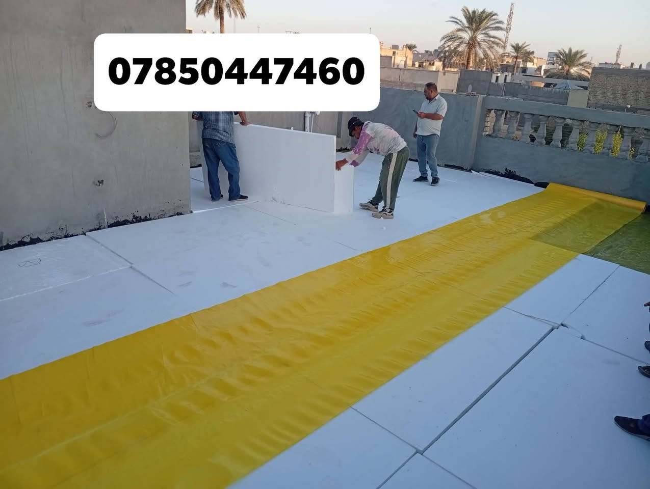 #أستلام مهندس #فلوسك_عندك_لمن_يكمل_سطحك 💸
تم إنجاز السطح حسب المواد المطلوبة: زفت + فلانكوت + نايلون + اشتايكر السماوة

✂ كص كوسره

✅ شرط الفحص بالماء + استلام من قبل #مهندس_كرسته

🔧 صيانة الماستك والأسطح القديمة متوفرة

📍 متواجدين: الناصرية – أقضية ونواحي

📞 للاستفسار: ***********
