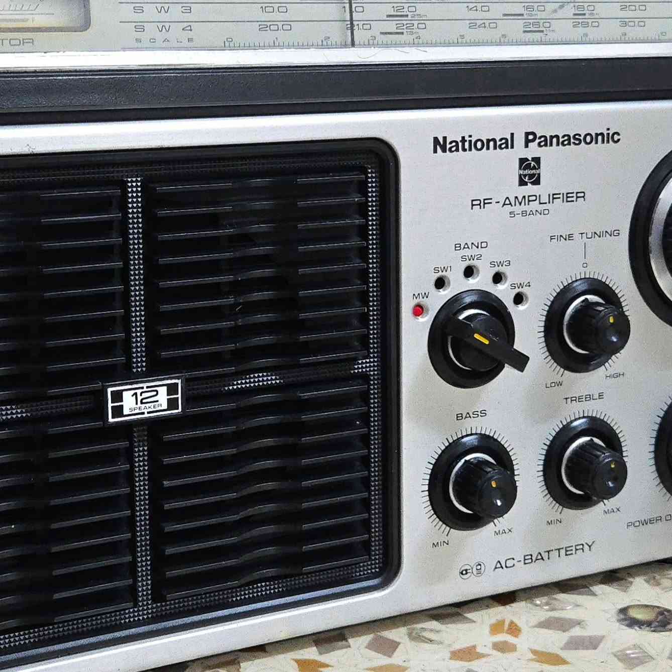 National Panasonic
استيراد المؤسسه العراقيه
ياباني الصنع 
الراديو بنظافه جداً عاليه الاداء جيد جداً بدون خلل او عيوب على وضع الشركه غير داخل تصليح
للاستفسار مراسله الصفحه
***********
