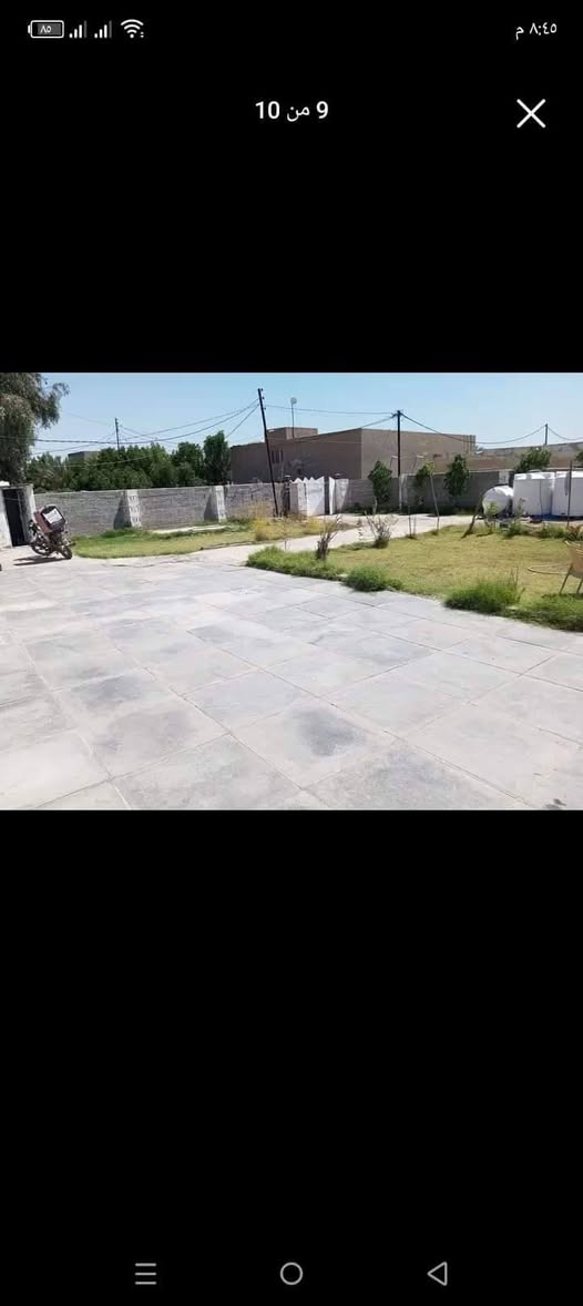 سلام عليكم بيت في كربلاء للبيع 800متر يبعد عن الييمام 4كيلوات بي 3حدائق ثنين بره وحده ورا البيت حمامات 4ستقبال غرف 3 هول مطبخ،،،تبليط كهرباء مي سعر البيت 160مليون وبي مجال لي حاب يستفسر اكثر ديك علا هاذا رقم متواجدين ‏‪***********‬‏
