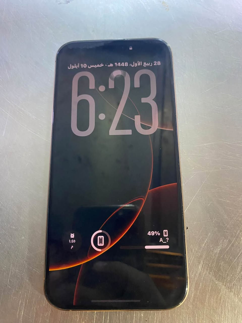 من رخصة الادمن
أيفون 16برو ماكس 

ذاكرة 256 بطاريه 76

مبدل شاشه اصليه شرط 3خيارات 

ببجي 120 فريم 

لون صحراوي المرغوب

بي  فطر بالضهر ما مأثر عليه

الجهاز  وگفر فقط دون ملحقات 

سعره 900 بي مجال 

مكان بغداد العطيفيه
واتساب ***********
