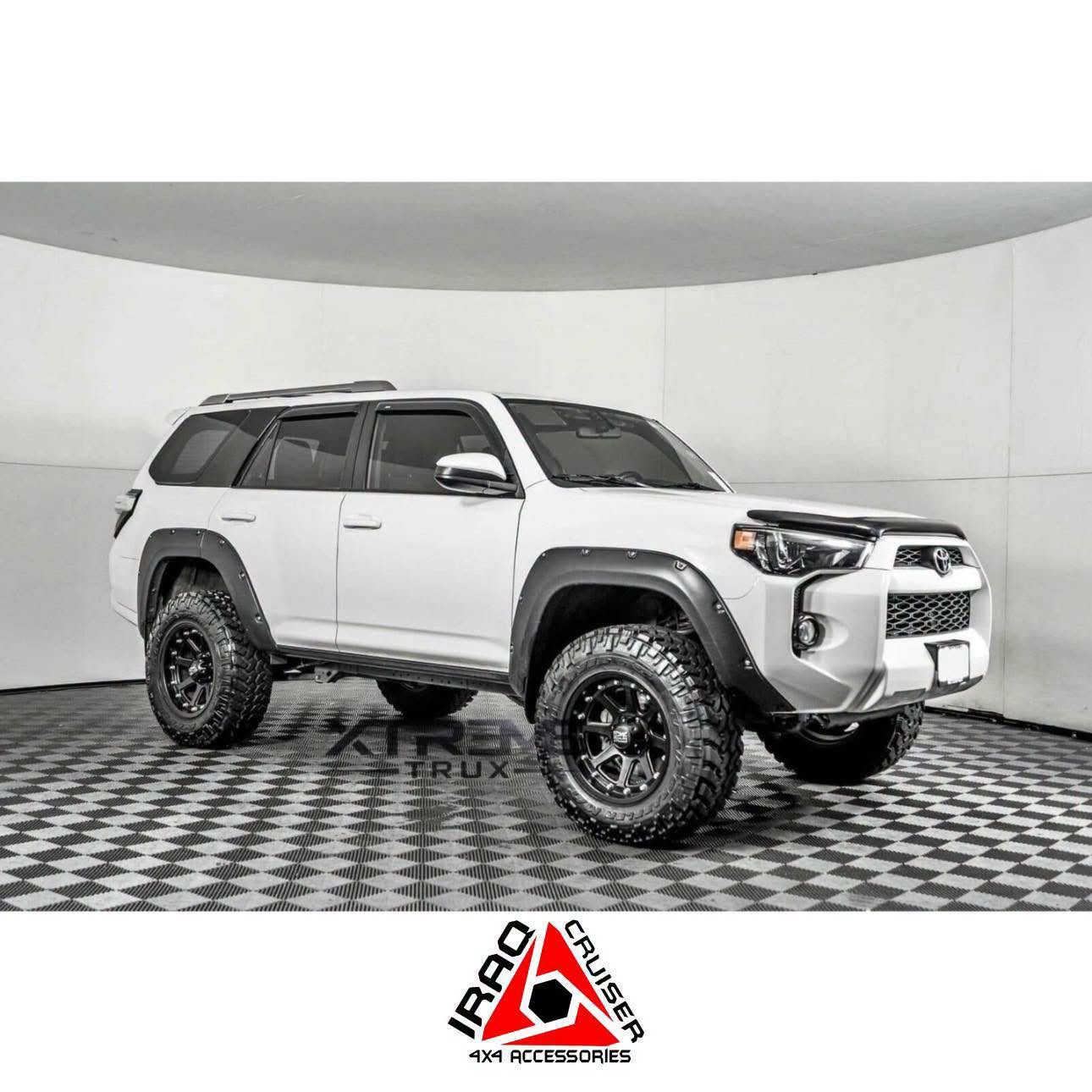 زبائننا الكرام ✨
توفر من جديد 
فندرات Toyota 4Runner 
تصميم مميز جداً
صناعة ممتازة
بدون اي تأثير على هيكل السيارة 
مع كافة المواد اللازمة للتثبيت ✅
———————————————-
📍عنواننا/ بغداد الشعب حي عدن 
التوصيل متوفر لكل العراق 
***********

نص مكتوب في الصور:
- IRAQ CRUISER 4X4 ACCESSORIES