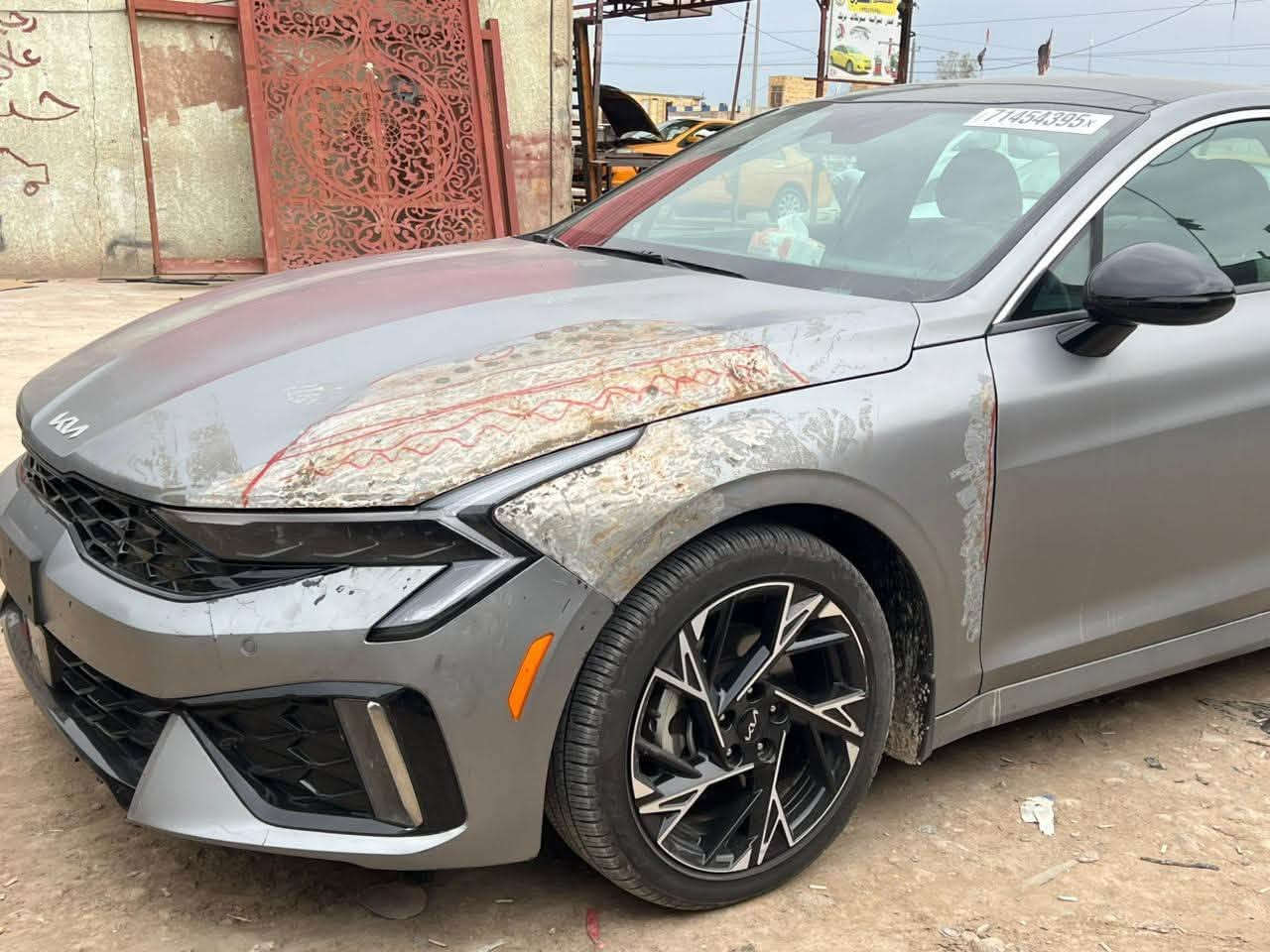 السلام عليكم
للبيع K5 GT LINE 2025 

اللون الجديد المات فول مواصفات 

حادث كما موظح بدون تبديل بدون دواخل لا لغد ولا شاصي 

بدون ايرباك ✅

مصلح وجاهز بدون رقم تترقم اي محافظة 

*********** اتصال
*********** واتساب
