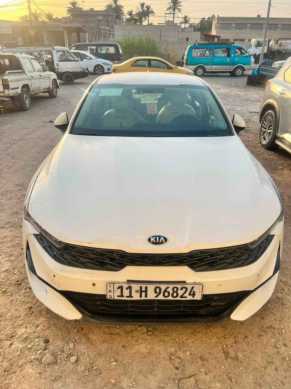 السلام عليكم 
كيا k5 2021 خليجي 
مواصفات
بصمة تشغيل
بصمة ابواب
بصمة صندوك
تشغيل عن بعد
5 انظمة قيادة
هاندبريك بصمة
مري شفط 
حساس امامي خلفي 
منظومة زنون عالي ناصي عدسات
كشن كهرباء
تبريد قطعتين
شاشة دواره كامرة تشغيل اثناء القيادة الى الامام
فول عدا البانوراما
ماشية 103 كيلو متر 
ادامة كاملة لمنظومة الاحتراق مع تخم بلك اصلي قبل يومين
محرك 2500 ✈️ 
السيارة بيهه صبغ جاملغ السكن فقط بسبب شخط
وبارد اصبع بالبنيد
رقم بغداد /مشروع وطني تحويل مباشر بأسمي

مكان السيارة /بغداد/ابو غريب 
رقم الهاتف *********** / ***********
