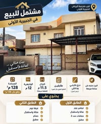 الجبيرية الأولى • ١٢٨م • ٣ غرف