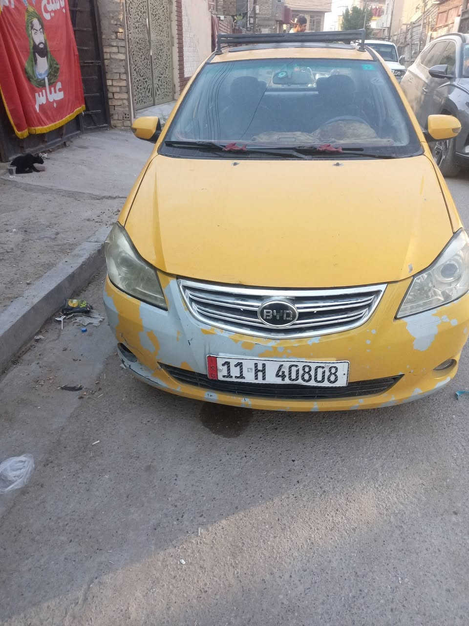 سلام عليكم
سياره byd دي3
موديل 16 محرك كير بلادي ونظيفه السياره
 والمحرك تصرف دهن
السعر 39 وبيها مجال
عنوان بغداد الكمالية شارع الكاشي
للاستفسار/***********
