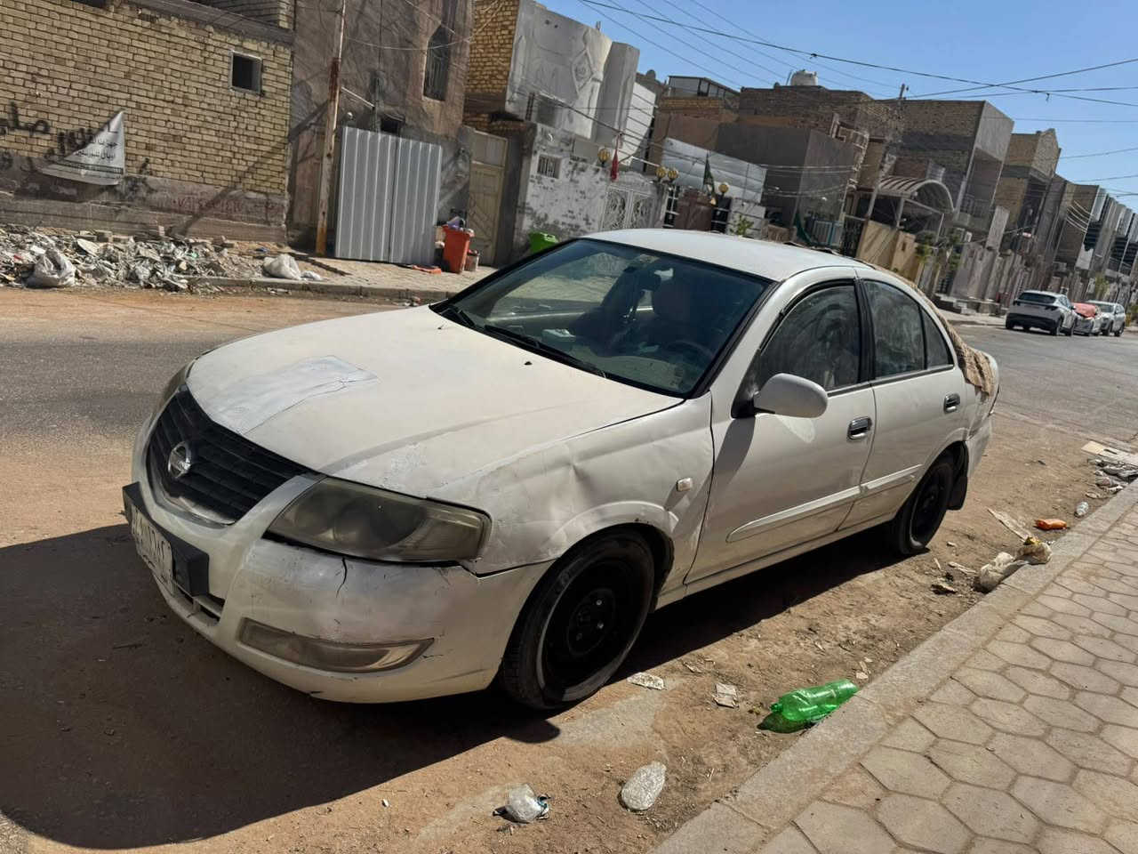 نيسان صني ياباني ٢٠٠٩ رقم نجف بسمي السيارة بسمي محرك قبق اسود المرغوب يحتاجلهة ترتيب حدادية نص عمر دعاميات يحتاجلهن صبغ وكم شغلة عوزهة سيارة سعرهة مناسب جوة السوك 
السعر 55 وبيهة مجال بسيط
للتواصل *********** بي واتساب 
‏‪***********‬‏
اخوان مكلف بلنشر رقم صاحب السيارة تواصلو ويا النجف, العراق

