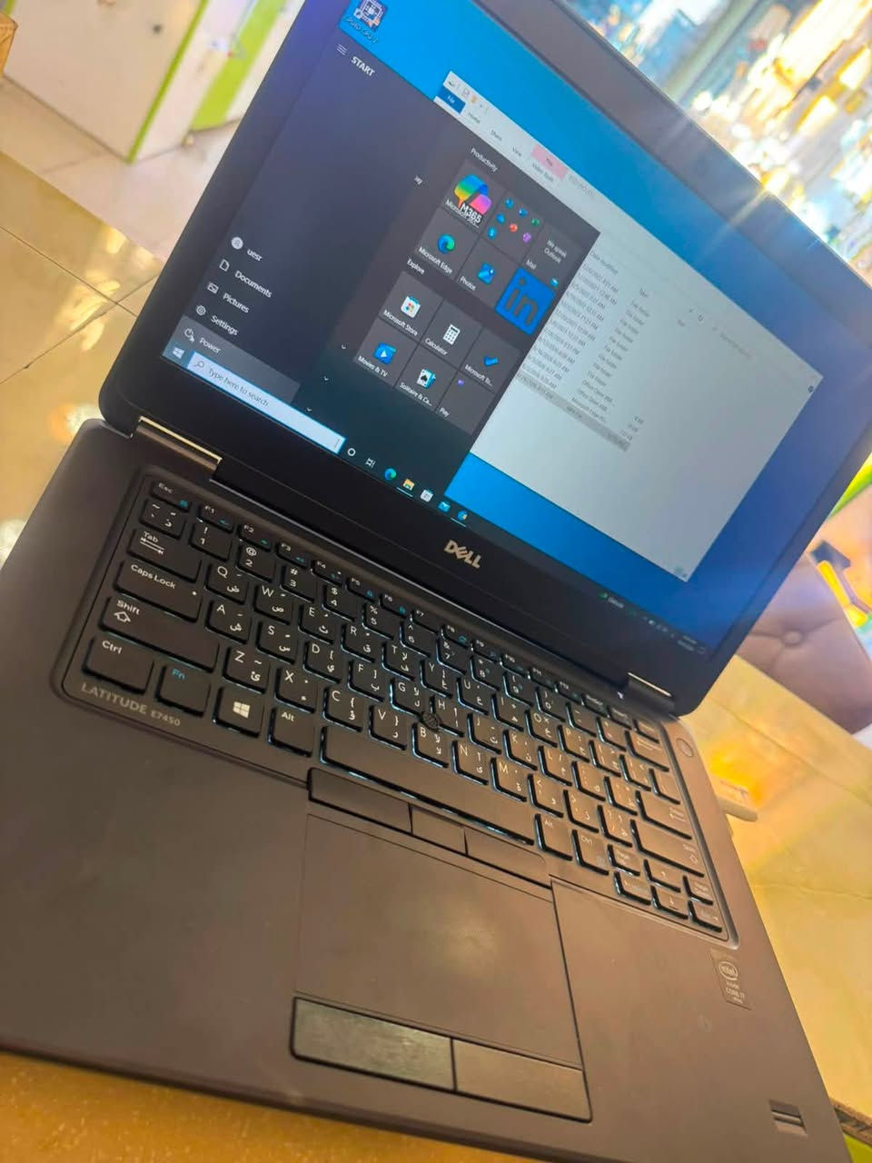DELL 7450
Core 7

GEN 5

RAM =8 gb

HARD =256 ssd

كيبور ضوئي 

FHD=14”

العدد قطّعه واحده

ومتوفر 

Lenovo 

Core 3

GEN 6

RAM 8 gb

HARD=256 ssd

FHD=14”

العدد قطعتين 

هذول الثلاث قطع بسعر =400 الف

نعتذر لا يوجد توصيل 

***********
واتساب
النجف 

شارع المدينه
