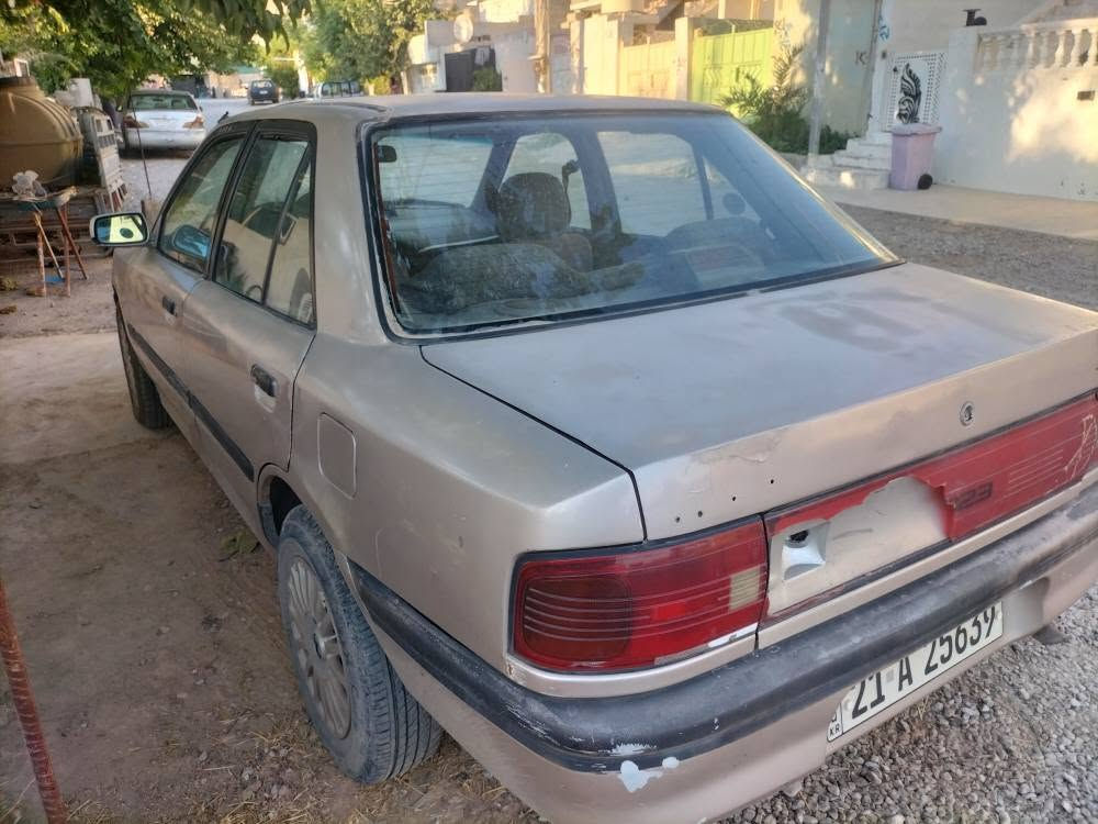 مازدا323دژەفیتەر ناسراوە
مۆدێلی 1994
مەکینە 16وبەخ
بێ زەڕبەی قورس تەنها ماچ
چوارجام کارەبا ئاوێنەکارەبا
چوارتایەی نوێ سەنەوی ساڵێک و
چوارمانگی ماوەنوێیە
سڵاید قفڵ مەرکەزی وکۆنتڕۆڵ شوێن ڕانیە
*********** رانية, السليمانية
