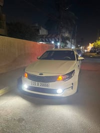كيا اوبتيما 2016 امريكي رقم مميز حادث بنيد بدون دواخل فقط سيارة كلشي ج...