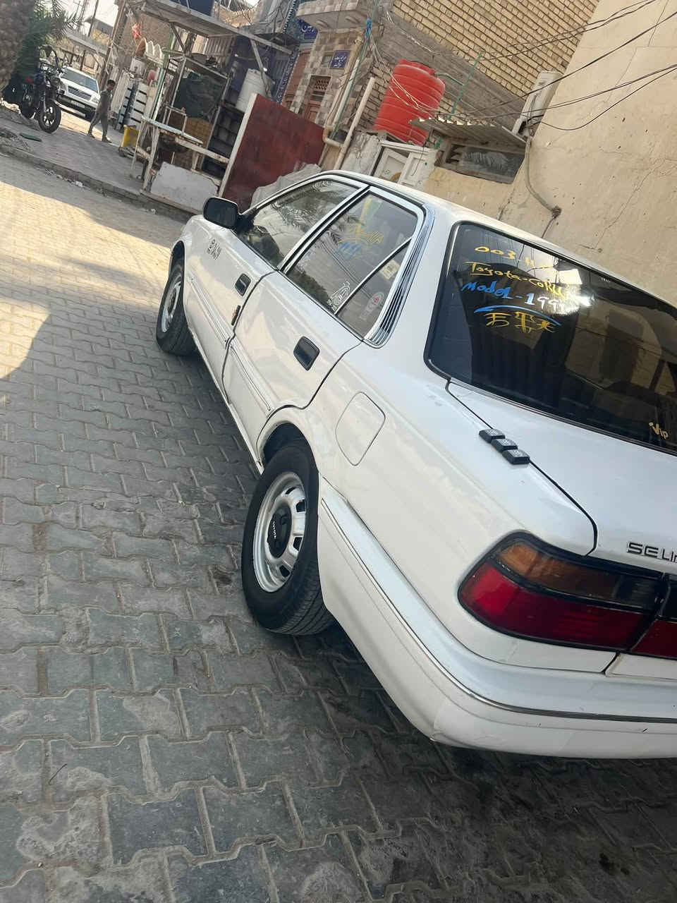 كورله 1991
كير مكينه حداديه جدد
السياره نضيفه بيهة بس ضربه خفيفه بلبنيد موضحه بصوره
دواخل جدد
رقم قادسيه 
سنويه ماصاقطه 
مداور ثاني يوم 
السعر ٤٧ وبيهة مجال 
مكاني نجف حي الانصار 
للاستفسار اتصل ***********
