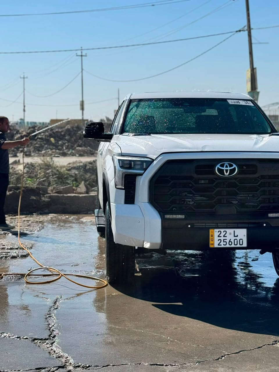 سلام عليكم
تويوتا تندرا فول فول موصفات 2024
TRD limited hybrid
سياره هايبرد 
و سياره شرط بدون مصرف
رقم اربيل 
مكانين صغير تعديل فقط
ارخص تيوتا تندرا ب كل سوق 
رقم وتساب:***********
سعر:335$ أربيل, العراق

