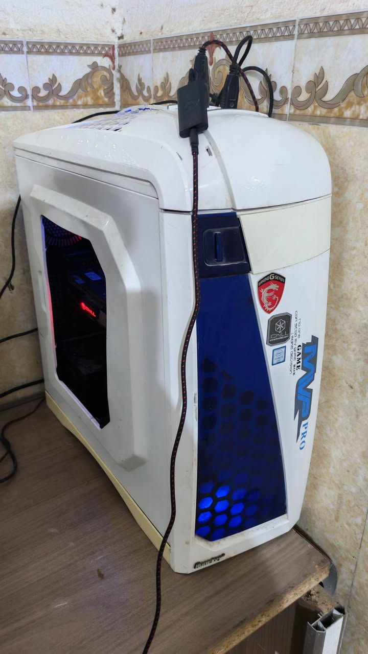 ادمن من رخصتك وافق
تجميعه pc للبيع مكفوله تجي تأخذها من باب البيت كامله مكمله تشغل كل الألعاب 
Inno3d 3x fan 6g
Mb. Msi b150
Psu 700
I5 5600
Ram ddr4 8g
Hdd 1t
مكاني واسط الكوت توصيل عندي بس بشرط يدفع عربون
سبب البيع اريد اشتري تجميعه حديثه
متواجد خاص
*********** واتس أيضا
