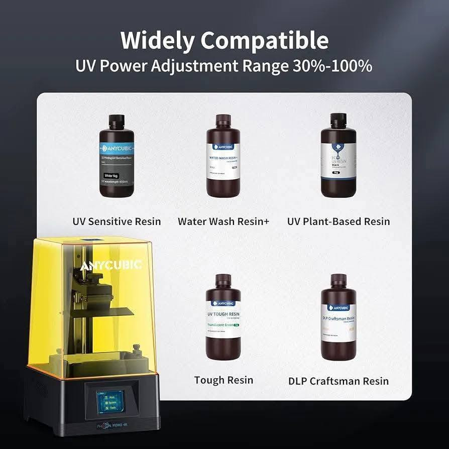 طابعة Anycubic • Photon Mono 4K • دقة 3840×2400