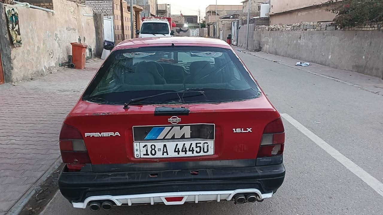 سعر مناسب ورقم مميز لاصحاب الأعمال 
نيسان بريميرا سياحية كلشي تحمل بيها اعتبرها بيكم موديل 92 نقص حداديه فقط مشط وبعض الترتيبات 
تخم تاير 
رقم مميز بأسمي بابل 44450
13 ورقه فقط قفل 
الشراي هذا الخط يشتغل وبي واتساب ***********
مكان السيارة كربلاء... طويريج
