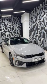 KIA K5 GT-LINE 2025  للبيع فقط لون اسمنتي داخل احمر  حجم المحرك 2500 G...