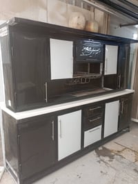 كاونتر مترين ونص • مبطن مرمر • سنك متر ونص
