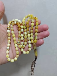 مسباح كهرب • ٨٦ خرزة • قديم