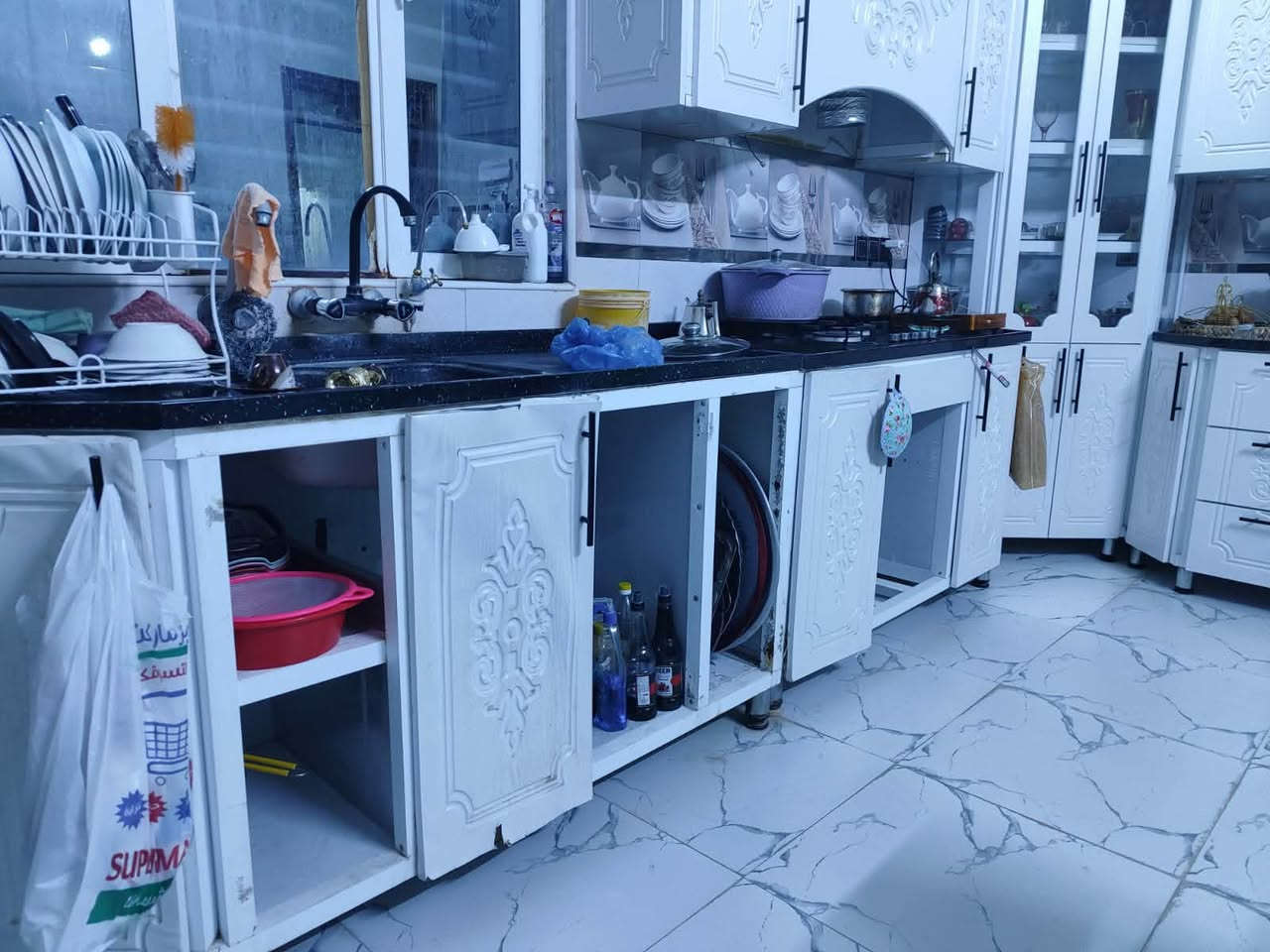 كاونتر • ام دي اف • مع طباخ
