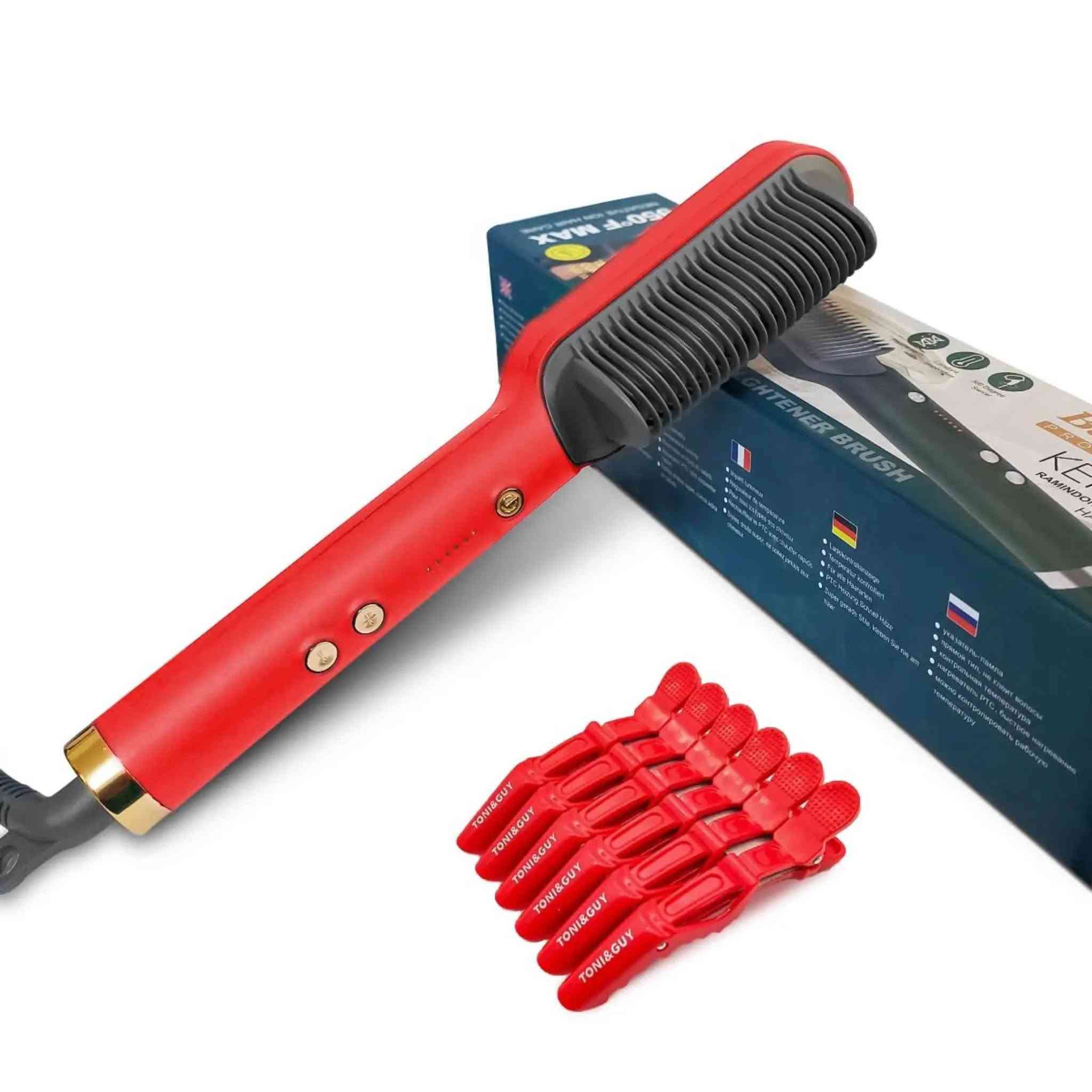 مشط وتسريح الشعر الحراري الاحترافي (Hair Straightener Brush)
​✨ تنعيم وتسريح سريع: يدمج بين الفرشاة والمكواة لتنعيم الشعر بمرورة واحدة.
✨ درجات حرارة متعددة: التحكم بدرجة الحرارة لتناسب كافة أنواع الشعر.
✨ تصميم آمن: أسنان سيراميك تحمي فروة الرأس من الحرارة المباشرة.
✨ ملحقات مدمجة: يأتي مع مسكات (قراصات) شعر للمساعدة في التقسيم والتسريح.
​📍 بغداد - البلديات | 🚚 توصيل لكل المحافظات
📞 للحجز والطلب: ***********
