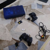 PS2 ياباني • هارد 32g • لون سماوي